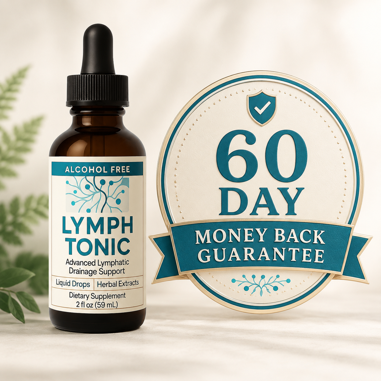 Lymph Tonic 60-day money-back guarantee